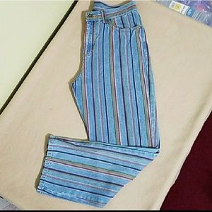 striped vintage ralph lauren jeans